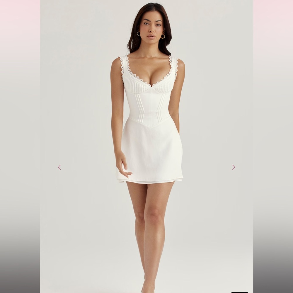 House of CB White Tilly Dress - Picture 3 of 9
